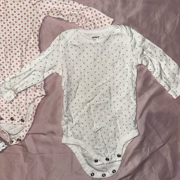 Carter's 5-Pack Assorted Long Sleeve Onesies - Picture 3 of 12